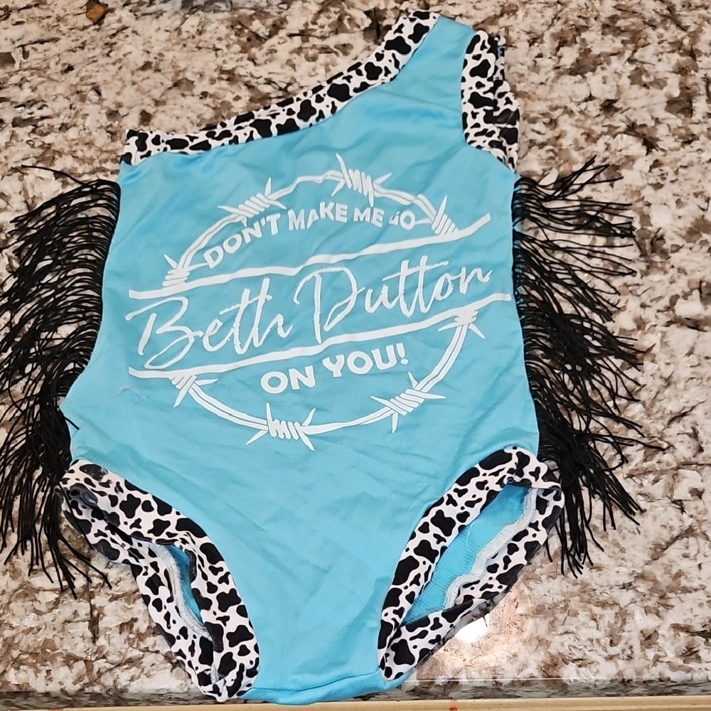 Beth Dutton Blue Kids One Piece Bodysuit